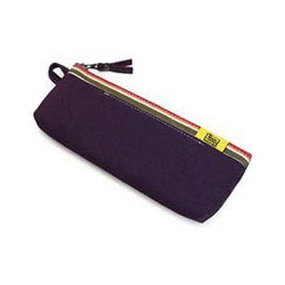 ふるさと納税 松茂町 VanNuys ファスナーペンケース/スリムタイプ(8号帆布製:濃いむらさき)