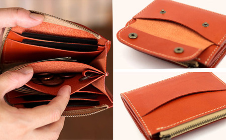 Native Creation L字ファスナー 本革ミニ財布 NC3773 全8色 栃木レザー【納期1～3カ月】 RED