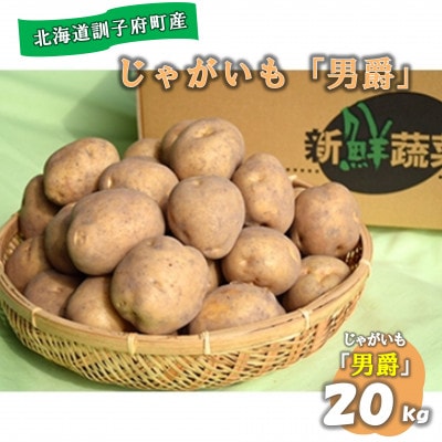 【先行受付　9月中旬以降発送】佐藤農場のじゃがいも「男爵」20kg【配送不可地域：離島・沖縄県】