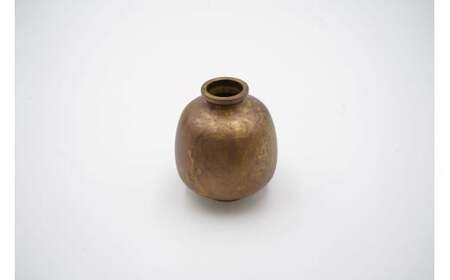 【高岡銅器】花みつぼ　斑紋荒らし色