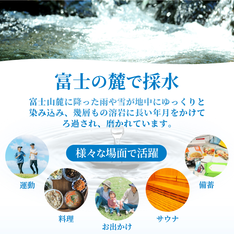 【2026年9月末までに配送】富士山蒼天の水【ラベルレス】500ml×24本（1ケース）※離島不可 天然水 ミネラルウォーター 水 ペットボトル 500ml バナジウム天然水 飲料水 軟水 鉱水 国産