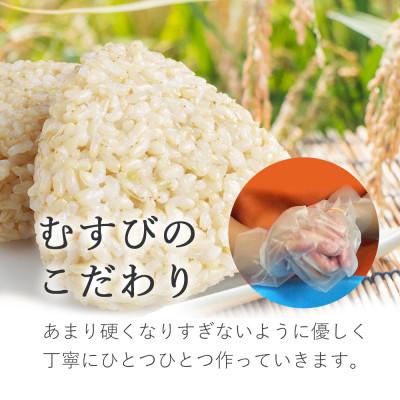 ふるさと納税 西条市 手作り玄米おにぎり「玄米おむすび玄むす」20個セット×3　 |  | 01