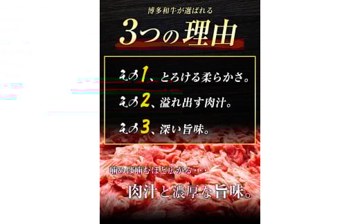 博多和牛切り落とし 1000g (500ｇ×2パック)《30日以内に出荷予定(土日祝除く)》 博多和牛 牛肉 A4ランク---sc_fmphwgkiri_30d_23_14000_1000g---