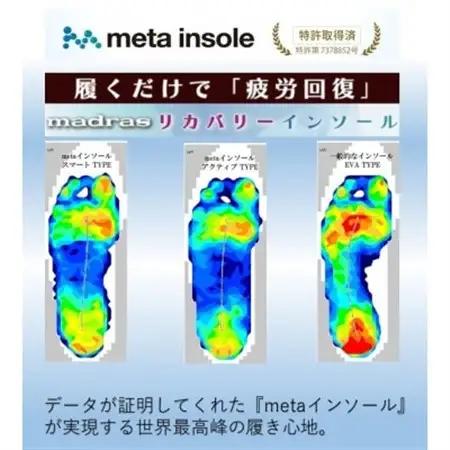 履くだけで『疲労回復』 madrasリカバリーシューズ【指圧】M600AMT ブラック 25.0cm【1616317】