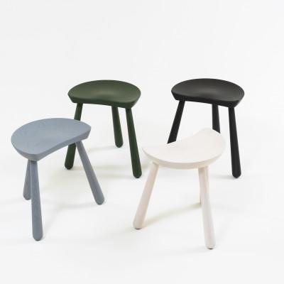 ふるさと納税 府中市 府中家具「kitoki」WK58.muku milk stool color(深緑) |  | 01