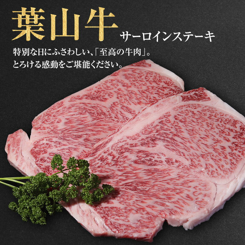 【ふるさと納税】葉山牛 サーロインステーキ 約250g 2枚 冨士屋牛肉店 ステーキ サーロイン 霜降り 箱入り 贈答用 お中元 ギフト おもてなし 黒毛和牛 神奈川県 【 逗子市 】　お届け：発送可能時期より順次発送予定
