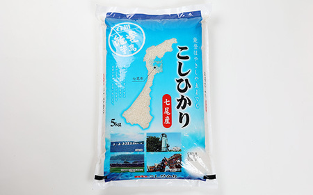 【令和5年産】七尾産こしひかり10kg(精米5kg×2袋)【1144037】