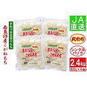 【ふるさと納税】南魚沼産こがねもち「生切りもちシングルパック」丸もち2.4kg | もち 食品 人気 おすすめ 送料無料 魚沼 南魚沼 南魚沼市 新潟県 こがねもち 餅 産地直送 JA発