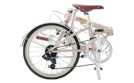 Smoky Pink DAHONフォールディングバイクBoardwalk D7 20インチ