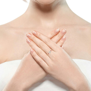 K18ＰＧ DIA ルビー　パヴェリング　0.10ＣＴ　RADR-5318DI-Ｒ 188-124