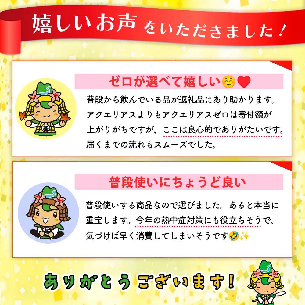 アクエリアス ゼロ PET 2L (2ケース) 計12本 K090238