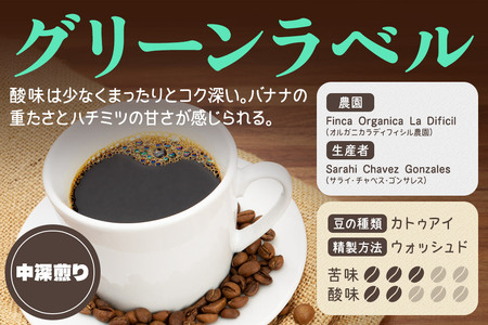《定期便6ヶ月》コーヒー豆 自家焙煎 ホンジュラス スペシャルティコーヒー 焙煎豆 200g×1パック 粗挽き【グリーン】
