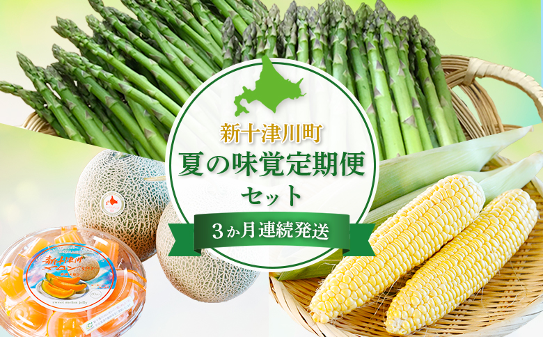 【新十津川町】夏の味覚定期便セット【12030】
