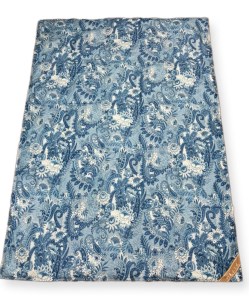 ホワイトダックダウン85%入り 洗える羽毛肌掛けふとん シングルサイズ(約150×210cm) ブルー色 FNU011 [1351]