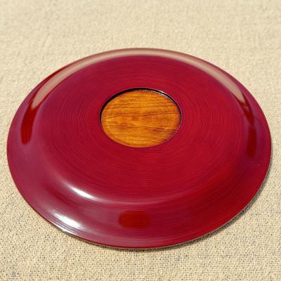 ふるさと納税 香川県 【香川漆器】21cm盛皿　総後藤塗 |  | 02