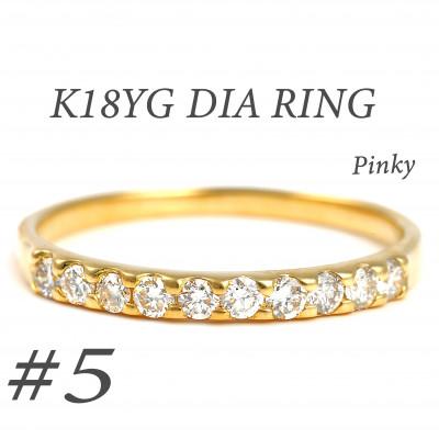 ふるさと納税 富士川町 ピンキー　エタニティリング　0.18CT　R3996DI-Y #5