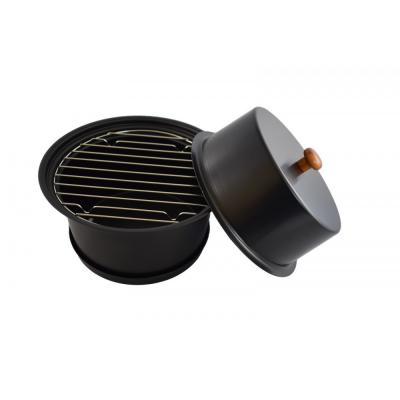 ふるさと納税 川崎市 【グラファイトブラック】様々な熱源に対応可能なコンパクトアルミスモーカー |  | 01