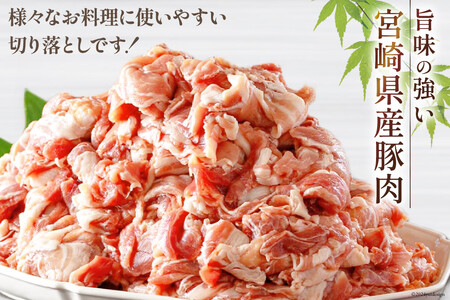 豚 豚肉 切り落とし 小分け 300g×18袋 合計5.4kg 冷凍 宮崎県産 豚肉 送料無料 ウデ 腕 切落し 豚肉 炒め物 料理 調理 おかず 大容量 真空包装 収納スペース 豚肉 豚丼 生姜焼き