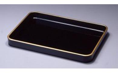 木製 漆塗 賞状盆 金縁付（二尺 約61cm）天然木 天然うるし 手塗［YS32］ 303446_CR058