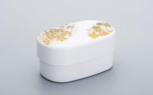 
山中漆器　花丸春秋小判弁当
