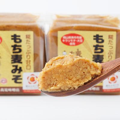 ふるさと納税 美作市 もち麦みそ400g　6個セット |  | 01