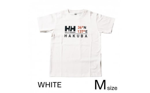 HELLY HANSEN HAKUBA BIGLOGOＴシャツ ユニセックス　M /ホワイト【P0550530_M_WH】