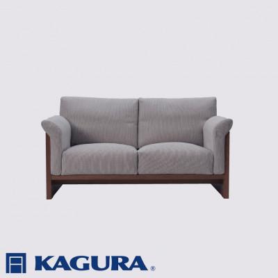 ふるさと納税 常陸大宮市 【家具蔵】2Pソファ フレスコ ウォールナット材