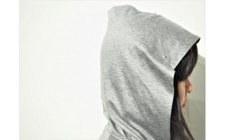 【婦人】動体裁断パーカー（グレー）　サイズM/L 【婦人】動体裁断パーカー（グレー）　サイズM