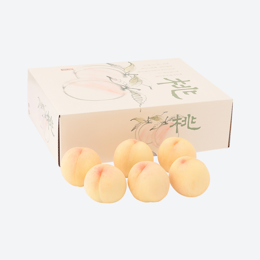 ＜田口青果＞「清水白桃」250g×6（計1.5kg）