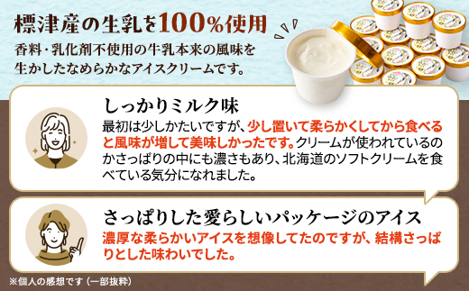 しべつ牛乳アイス12個入り【配送不可地域：離島】
