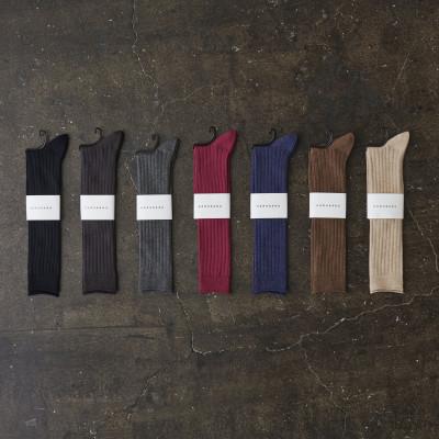 ふるさと納税 広陵町 リブハイソックス 5足セット (23cm〜25cm) |  | 01