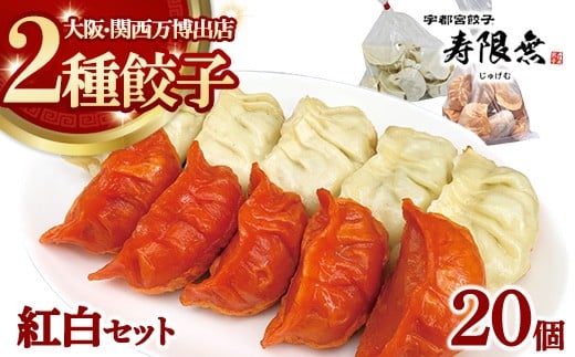 
            紅白セット2種20個｜ぎょうざ ギョウザ ギョーザ 冷凍食品 冷凍餃子 惣菜 夜ご飯 おかず おつまみ 手軽 時短 お取り寄せ グルメ
          