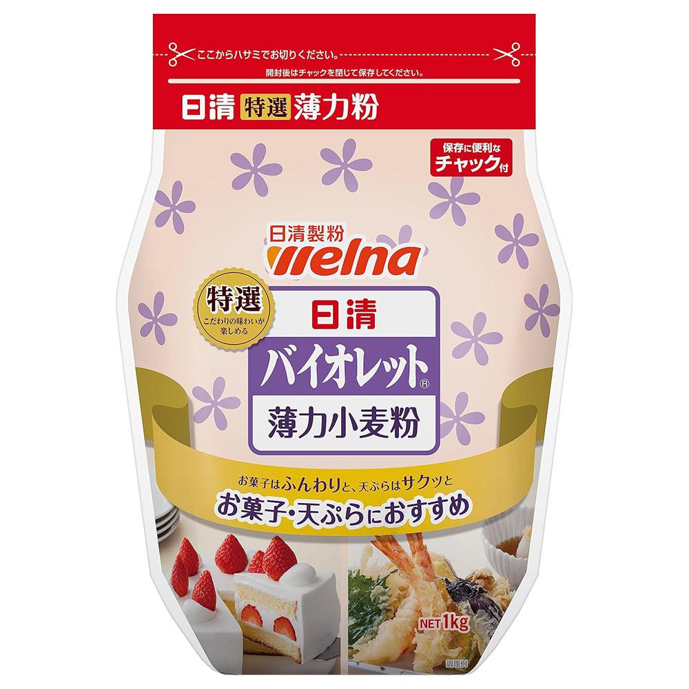 【ふるさと納税】日清　小麦粉　バイオレット　1kg×15個（計15kg） | 小麦粉 薄力粉 食品 加工食品 人気 おすすめ 送料無料