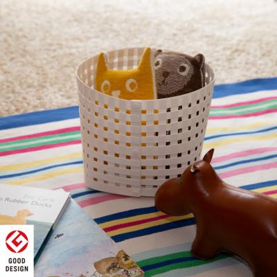 ふるさと納税 奥州市 暮らしを豊かにするシンプルで美しいかご S3 ホワイト バンドシー [AR006] |  | 01