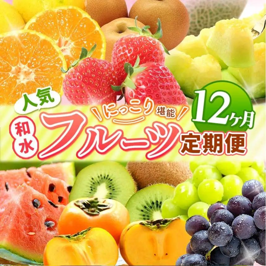 【 定期便 12回 】 ニッコリ 堪能 ！ 人気 フルーツ ご家庭用 ｜2回 3回 4回 5回 6回 7回 8回 9回 10回 11回 12回 4回（3カ月毎） 6回（2カ月毎）