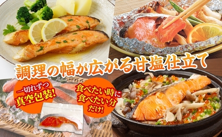 甘塩トラウトサーモン 約700g 鮭 しゃけ さけ 焼鮭 焼漬け 甘い 塩 簡単調理 温めるだけ 焼く アレンジ お弁当 ご飯のお供 晩酌 おつまみ お取り寄せ グルメ 冷凍 送料無料 北海道 洞爺湖