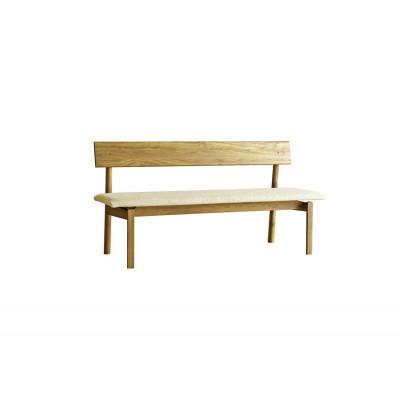 ふるさと納税 筑後市 アルコ ダイニングソファ ホワイトオーク W150cm  チャート6:キャメル