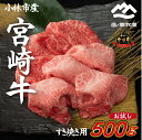 【ふるさと納税】【生産直送】 国産 牛肉 宮崎牛 おためしすき焼き用　500g×1P（お肉 モモ ウデ すき焼き 焼肉 赤身 スライス）