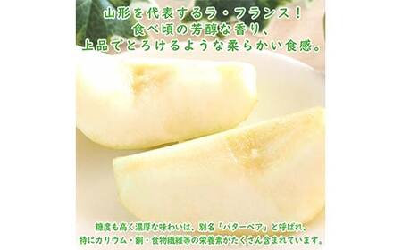 《令和7年産先行受付》※数量・期間限定※ 山形県産ラ・フランス 秀品 約3kg 8玉～14玉前後 なし ナシ 梨 デザート フルーツ 果物 くだもの 果実 食品 山形県 FSY-1871