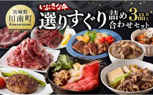 いぶさな牛 選りすぐり 詰め合わせセット 【 肉 牛肉 精肉 いぶさな牛 国産 九州産 宮崎県産 F0501 】