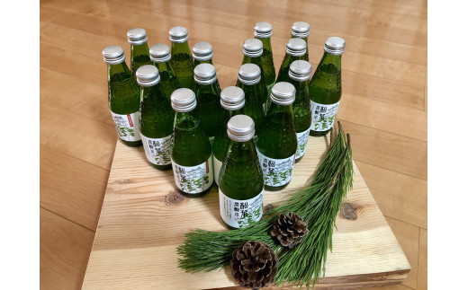 
【027-03】信州高遠産赤松:松葉炭酸水180ml×6本3箱
