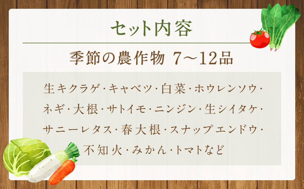 ひとよし球磨産 新鮮農作物詰合せ