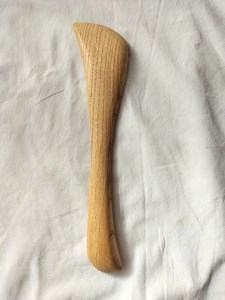 木べら　スパチュラ　右利き用　栗の木　ナチュラル