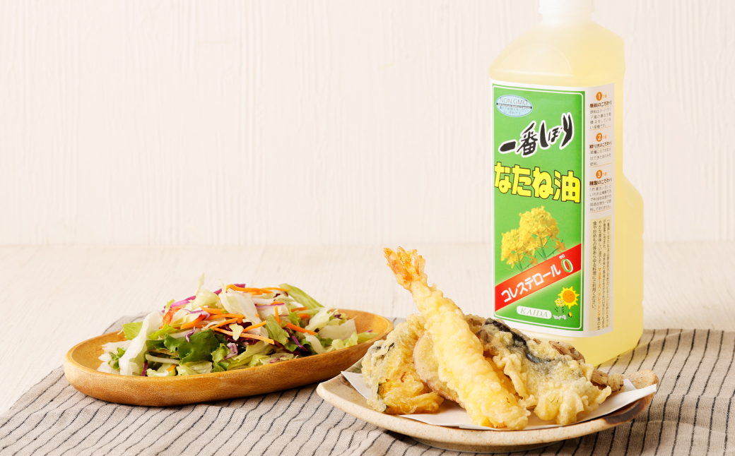 【1ヶ月毎3回定期便】 圧搾一番搾り なたね油 1000g 計6本（2本✕3回） 食用油 油 調味料