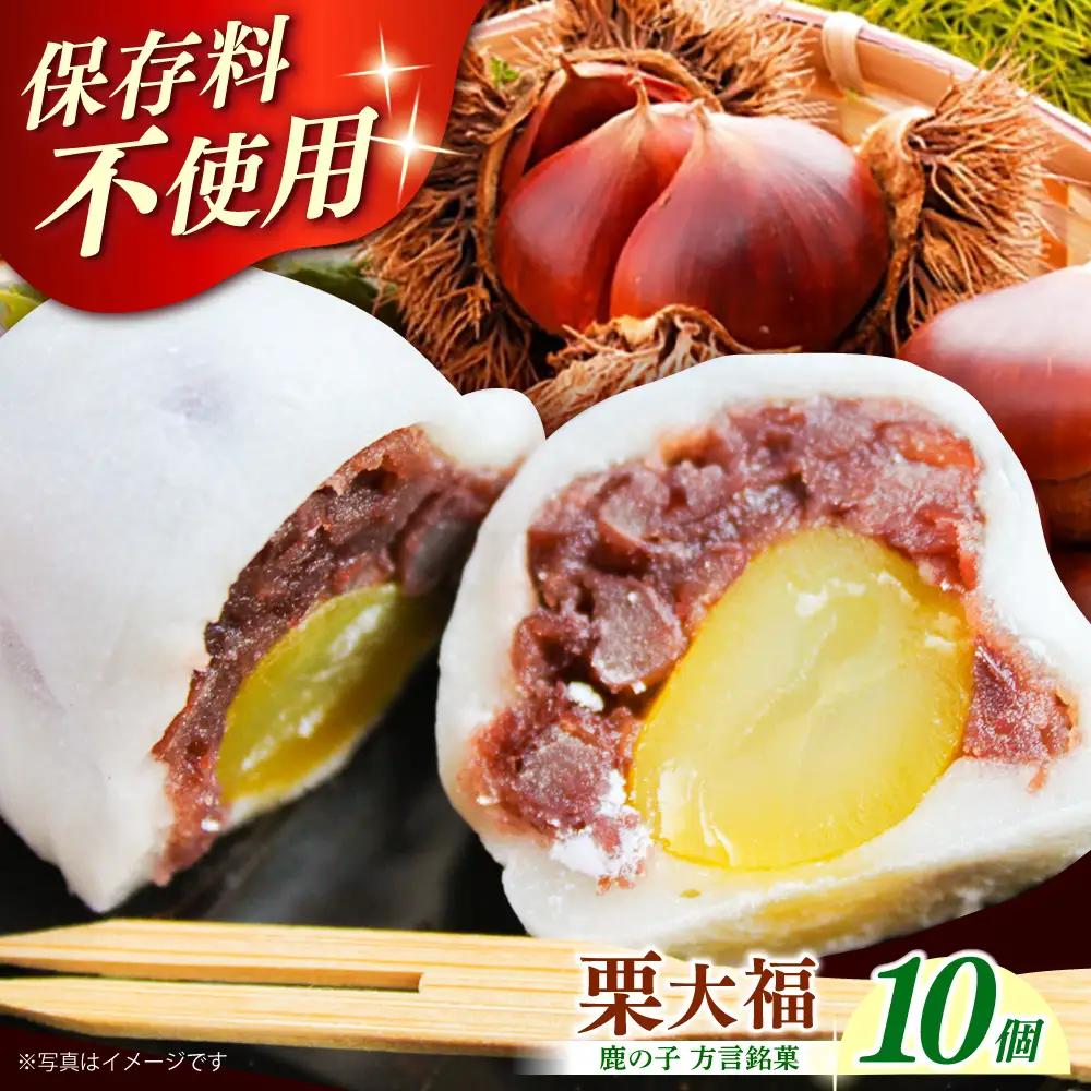 和菓子 方言銘菓「 栗大福 」10個 [ABAC003] 和菓子