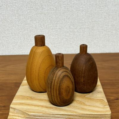 ふるさと納税 大網白里市 木のおもちゃ　びわの実(3個セット)