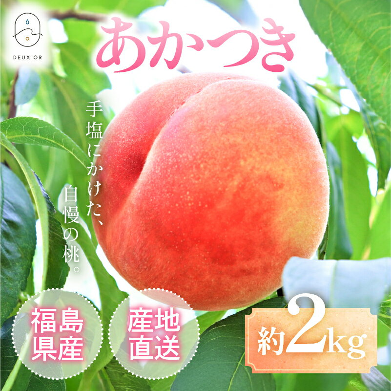 【ふるさと納税】No.2669もも「あかつき」約2kg【2025年発送】