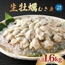 【ふるさと納税】【レビューキャンペーン】ナバラ水産 生牡蠣 むき身 1.6kg (800g×2袋) / 選べる配送時期 生食可能 生食用 冷蔵便 国産 生牡蠣 音戸産 牡蠣 カキ 旨味 濃厚 新鮮 美味しい 殻むき不要 アレンジいろいろ カキフライにも 冬 旬 広島県 呉市