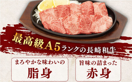 【最高級A5のみを厳選】長崎和牛「A5」レモンステーキ(うで・みすじ) 約500g【肉のあいかわ】[QAA005]