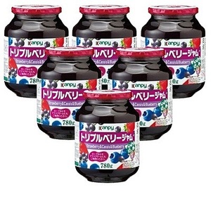 ジャム　カンピー 700ｇ トリプルベリージャム 1ケース(6本入) 詰め合わせ セット ジャム ジャム フルーツ ギフト 果物 詰め合わせ 瓶入り 朝食に カンピー　大容量ジャム